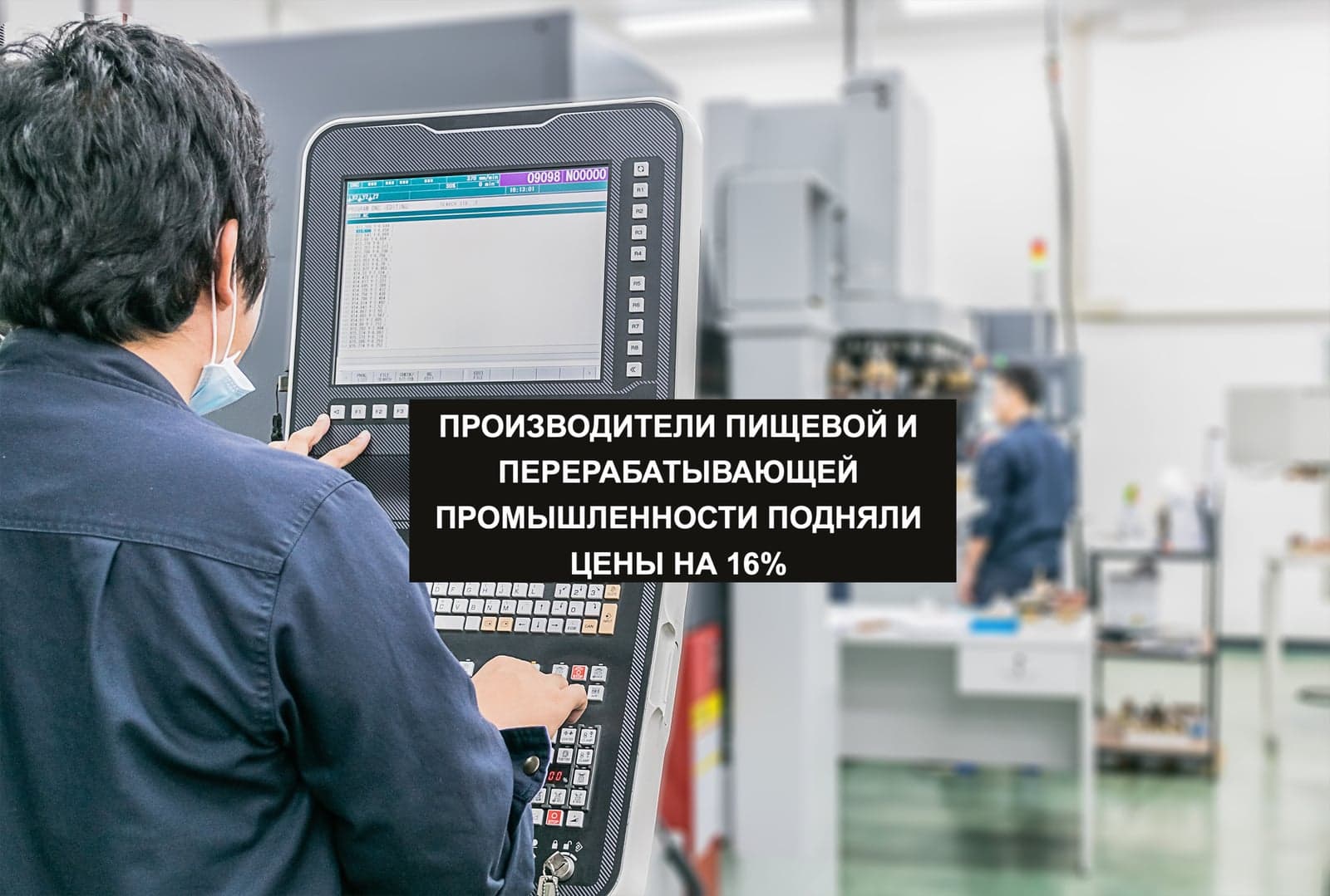 ПРОИЗВОДИТЕЛИ ПИЩЕВОЙ И ПЕРЕРАБАТЫВАЮЩЕЙ ПРОМЫШЛЕННОСТИ ПОДНЯЛИ ЦЕНЫ НА 16%