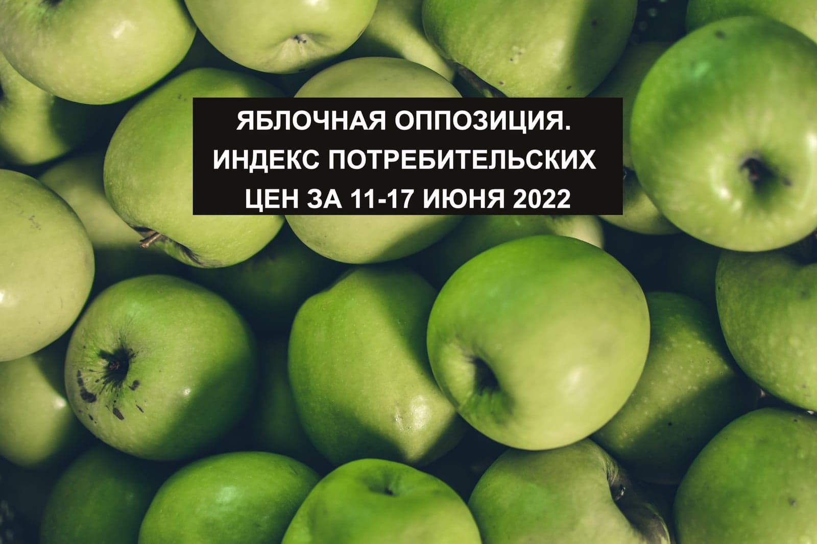 ЯБЛОЧНАЯ ОППОЗИЦИЯ. ИНДЕКС ПОТРЕБИТЕЛЬСКИХ ЦЕН ЗА 11-17 ИЮНЯ 2022