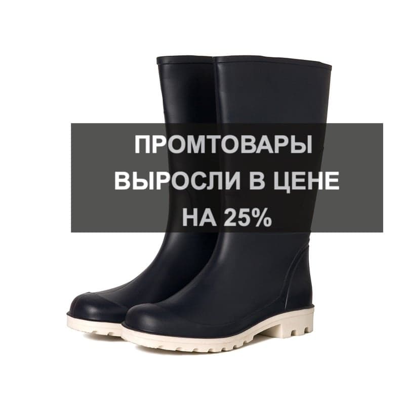 ПРОМТОВАРЫ ВЫРОСЛИ В ЦЕНЕ НА 25%